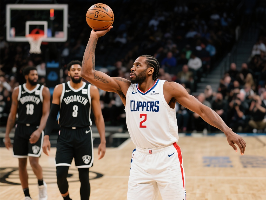 在众多精彩的NBA对决中，这场快船与篮网