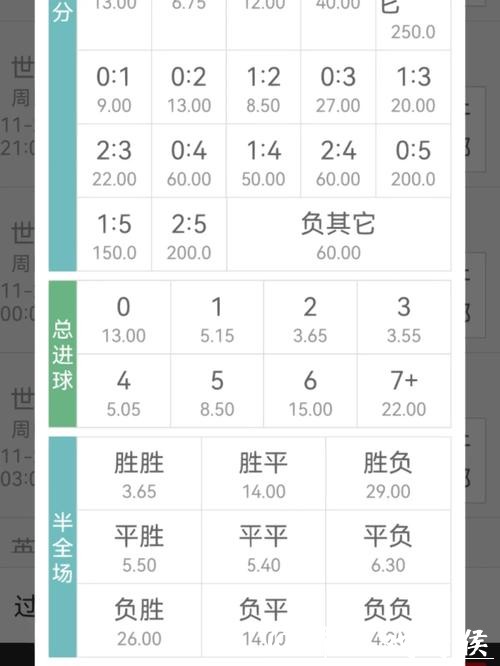 世界杯投注小赔率与高赔率的选择